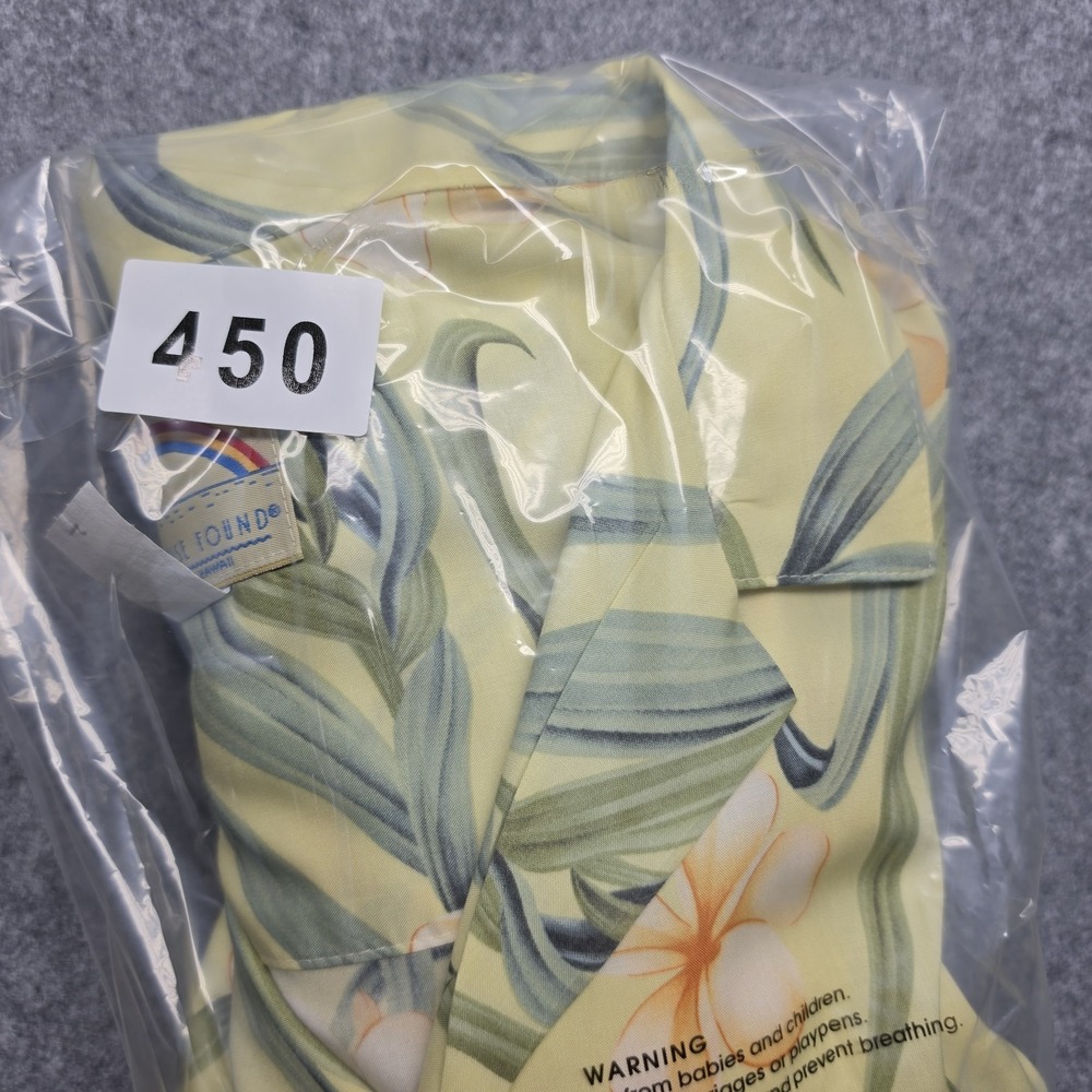Vintage 90's NWT Paradise Found Mens 3XL 100% Rayon Hawaiian Shirt Made Hawaii - Picture 15 of 15